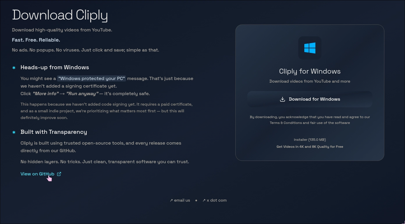windows download page